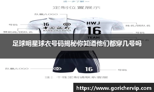 足球明星球衣号码揭秘你知道他们都穿几号吗